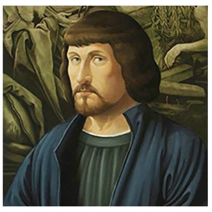 Portrait de Matthias Grünewald peint par Jean Linnhoff